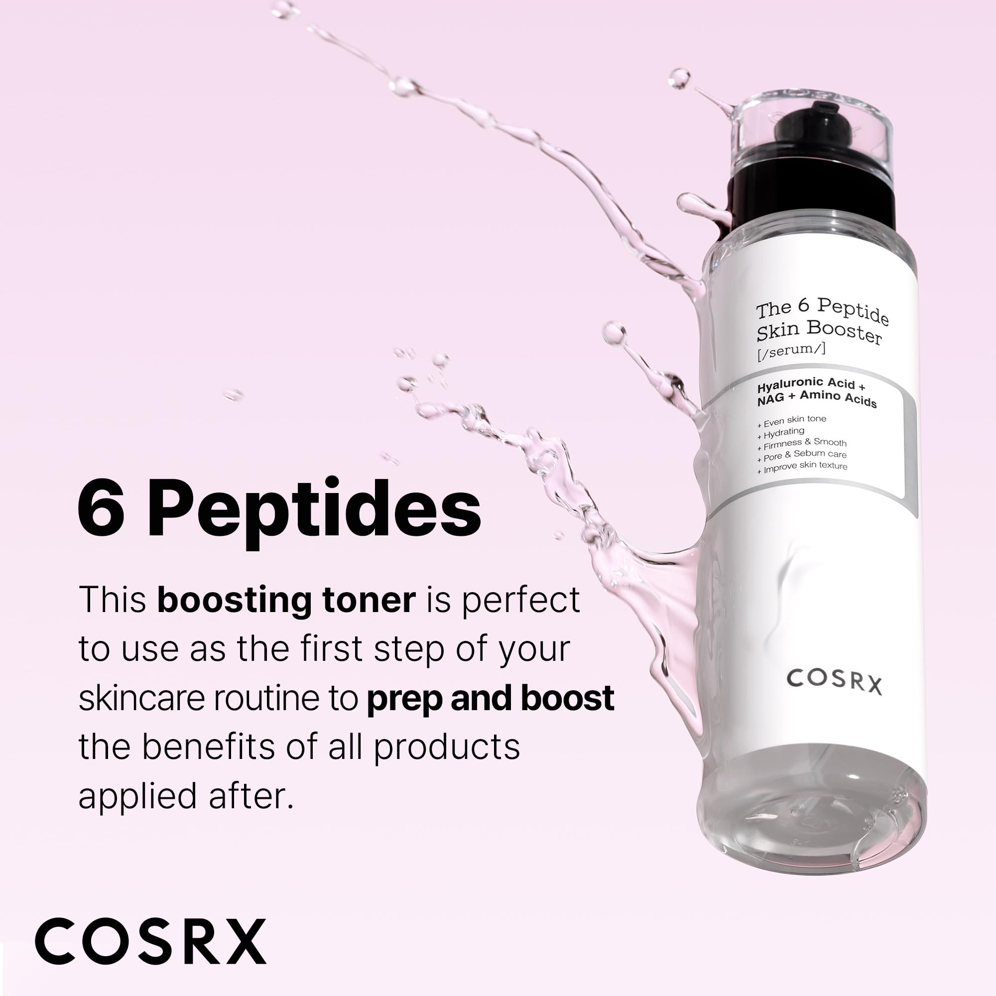 Cosrx 6X Peptide Collagen Booster Toner Serum 150Ml